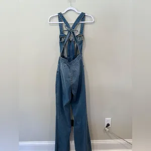 Free People We the Free Boyish Sam Flared Jumpsuit 2288 thumbnail 7