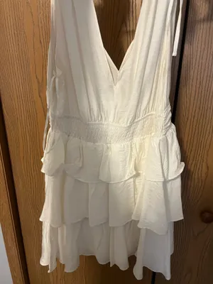 These Three Boutique Indie Collection White Formal Short Graduation Boutique Dress thumbnail 4