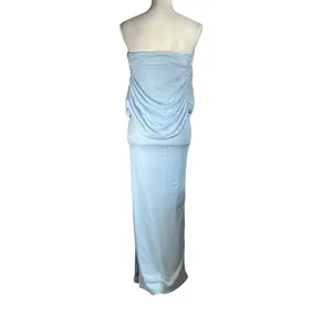 SNDYS Madrid Maxi Dress in Blue Medium New Womens Long Gown thumbnail 7