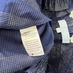 Hill House Ellie Nap Dress Navy Glitter Check, XS thumbnail 8