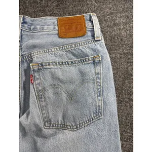 Levi’s 501 Original Jeans Women’s Approx W27 Light Wash Distressed Button Fly thumbnail 13