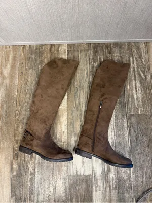 Bass Women's Brown Knee-High Boots - Classic Riding Style thumbnail 6
