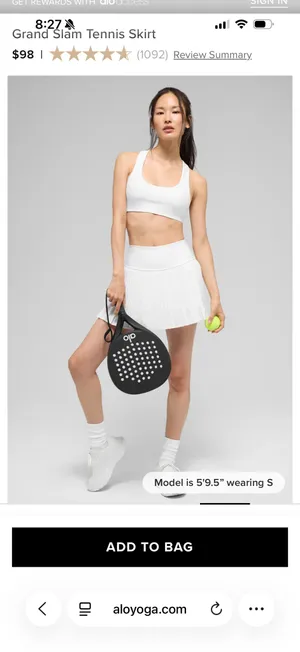 Alo Tennis Skirt Yoga thumbnail 4