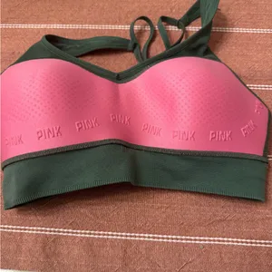 PINK Victoria's Secret Deep Green Sports Bra thumbnail 2