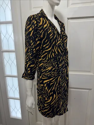 PINKO Viscose Made in Italy $365 ZEBRA BLAZER NOKOTA ITALIAN Dress 40 US SZ 4 thumbnail 11