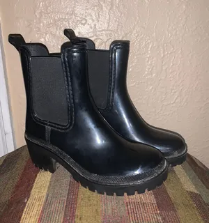 Catherine Malandrino Black Healed Boots thumbnail 1