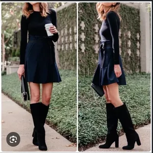 Sam Edeleman Caprice Black Suede Boots thumbnail 3