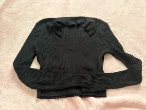 Divided H&M Black Long Sleeve Top thumbnail 2