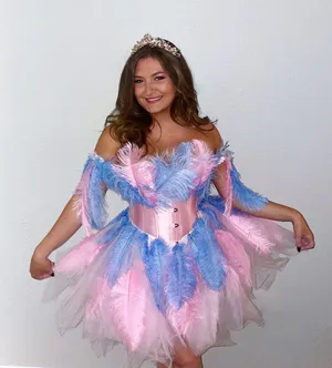 Barbie Swan Lake Costume Multiple Size L thumbnail 1