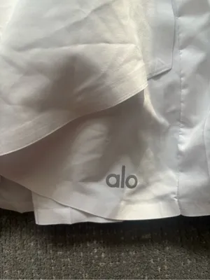 ALO Yoga White Pleated Skirt thumbnail 4