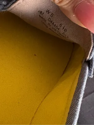 Cole Haan Blue Canvas Slip-On Loafers with Yellow Insole thumbnail 5