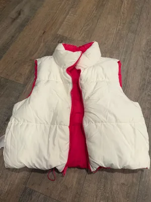 Dry Goods reversible puffer vest thumbnail 2