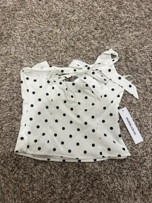 Princess Polly polka dot halter top thumbnail 5