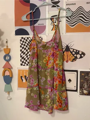 Morgan Taylor Intimates Floral Slip Dress — Size L thumbnail 8