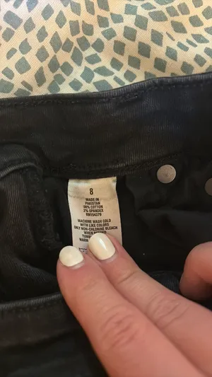 Aeropostale Black Jean Shorts thumbnail 2