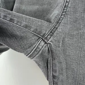 Madewell 9" High-Rise Skinny Jeans in Black Sea Raw Hem Plus Size 37 EUC T2555 thumbnail 4