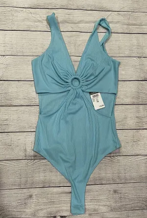 Blue Cut Out Bodysuit Size XS thumbnail 2