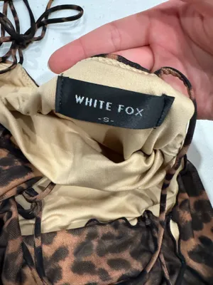 White Fox Boutique Leopard Dress Mini thumbnail 5