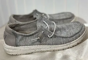 Hey Dude Wendy Stretch Cloud Women’s 7 Gray Slip On Casual Shoes Lightweight thumbnail 4