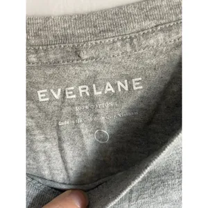 Everlane Grey Pocket T-Shirt 100% Cotton size Small Frocket Minimalist‎ Basic thumbnail 2