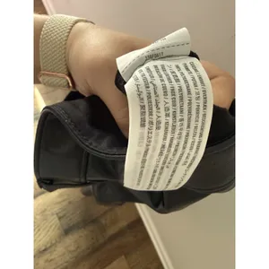 Abercrombie Black Vegan Leather High Rise Curve Love Straight Pants Size 12 thumbnail 5