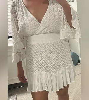 Japer white romper/dress size small thumbnail 5