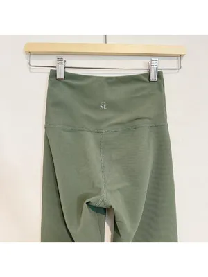 Strut‎ This Kendall Ribbed Leggings Small Athleisure Minimalist Clean Girl Gym thumbnail 8