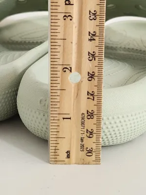 Crocs Pale Green Slide Sandals Size 7 thumbnail 12