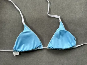 Triangle Bikini Top Blue Size M thumbnail 2