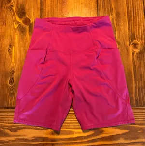 All in Motion Pink Biker Shorts thumbnail 1