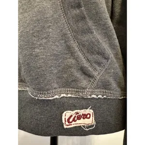 VTG Aeropostale Hoodie Women’s XL Gray AERO New York Full Zip Logo Fleece Y2K thumbnail 3
