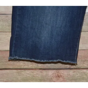 Signature Levis Strauss Size 14 Modern Skinny Shorts Denim Blue Jean Raw Hem thumbnail 3