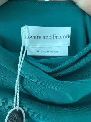 Lovers and Friends Odessa Gown in Emerald Green Size M- NWT thumbnail 3