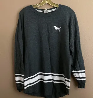 Victoria’s Secret Pink Size Crew Shirt L thumbnail 1