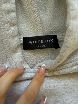 White fox new standard hoodie thumbnail 6