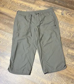 The North Face Horizon II Capri Pants Womens 10 Green Brown Hiking Camping thumbnail 1