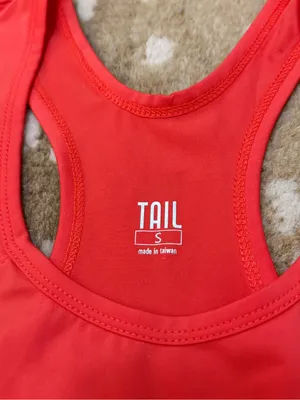 Tail Activewear Tennis Dress S Red Racerback Pleated Ruffle Hem Golf Athletic thumbnail 5