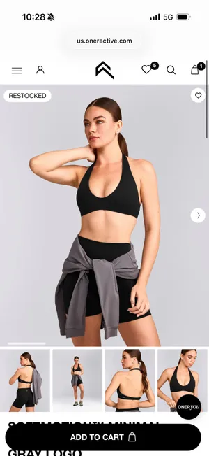 Oner Active Soft Motion Halter Bra thumbnail 2