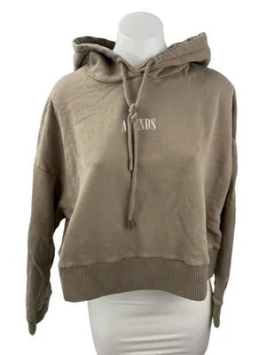 Afends Brown Long Sleeve Activewear Sports Hoodie Sweatshirt Sweater Top Size M thumbnail 1