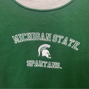 Hype and Vice NWT Michigan State Rookie Sweater Pullover Raglan Fleece Cropped thumbnail 8