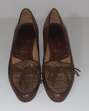 Vintage Size 35 / 5 Angelina 1980s Loafer‎ Pumps Brown thumbnail 1