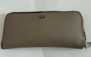 Tory Burch sapphire leather wallet thumbnail 2