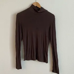 Wilfred Women's Brown Turtleneck Soft Night Sleep Rayon Shirt - Medium thumbnail 3