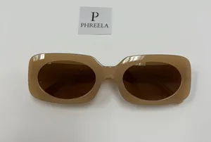 Brown Sunglasses / Small Square Brown Sunglasses thumbnail 4