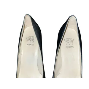 Joan & David Leather Pointy Toe Pumps Womens 8M Blue Circa 365 CJCalliope Y2K thumbnail 6