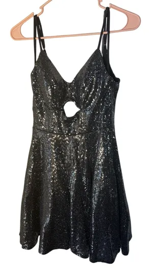City Studios Sequin Dress Black Size undefined thumbnail 1