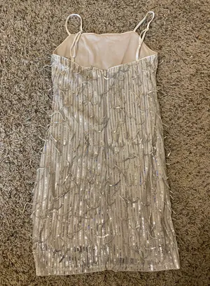 Gold Sequin Party Dress Size XS thumbnail 2