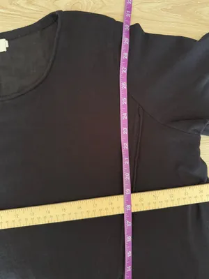 Zen Cheyenne 1X Tunic Top Black‎ Lagenlook Oversized Relaxed Linen thumbnail 7