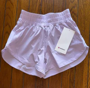 Lululemon Track That Short High Rise 3” Lilac Play Size 4 NWT thumbnail 1