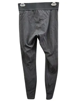 Lululemon Black Laser-Cut Detail‎ High-Rise Leggings Size 8 thumbnail 2